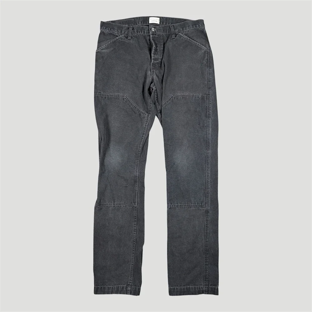 Taylor Stitch x Good Acre Chore Pants Double Knee Boss Duck Canvas Men 35x35 USA